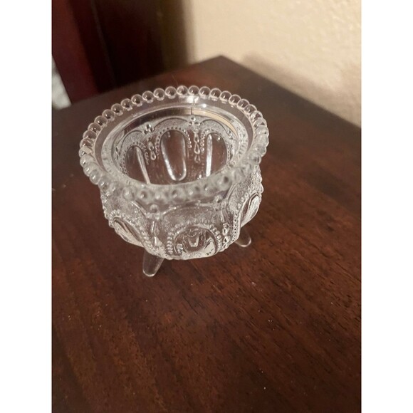 Vintage Degenhart Glass Cauldron Salt Cellar - Picture 1 of 6